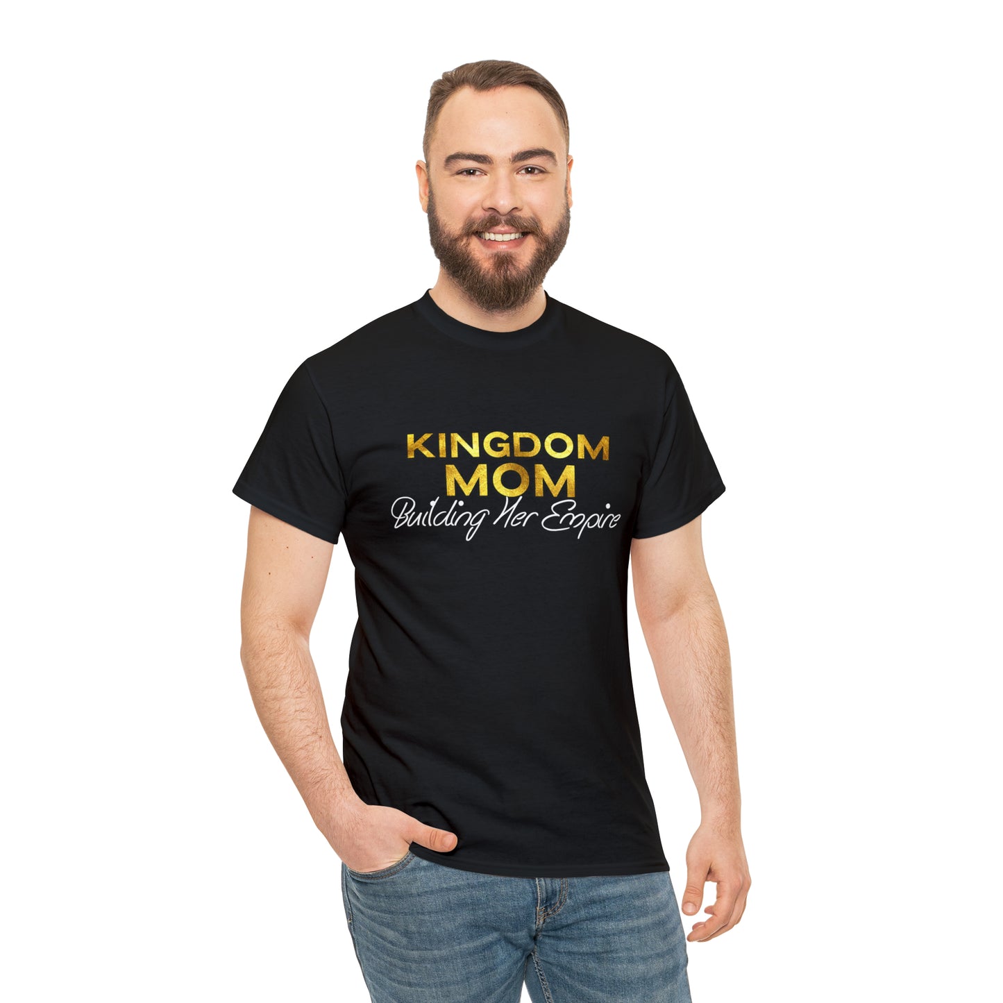 Kingdom Mom Building Her Empire- Unisex Heavy Cotton Tee