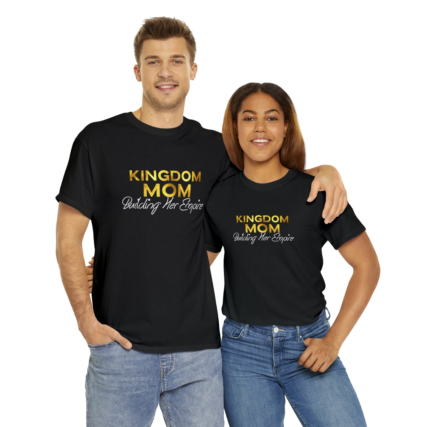 Kingdom Mom Building Her Empire- Unisex Heavy Cotton Tee