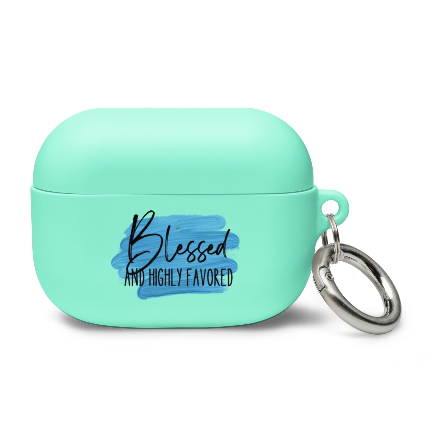 Blessed and Highly Favored Rubber Case for AirPods®