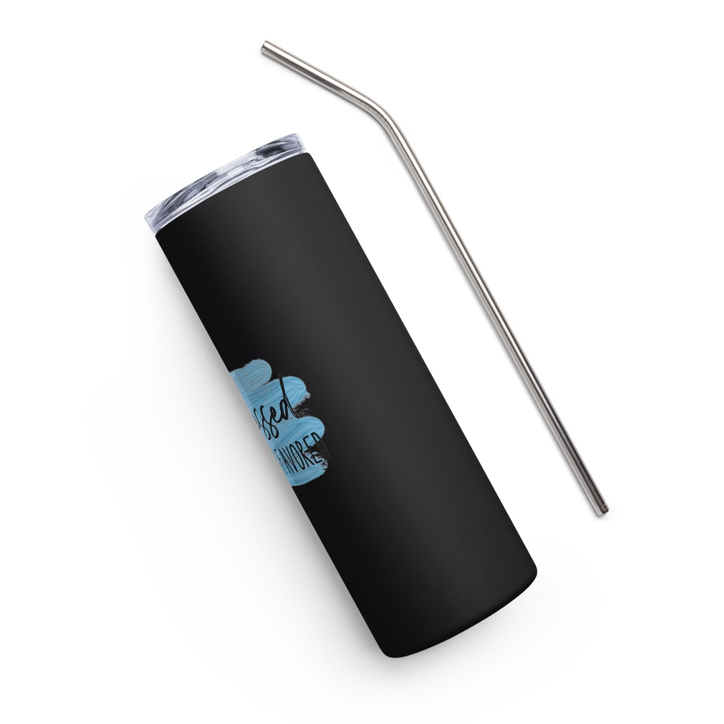 Blessed and Highly Favored Stainless steel tumbler