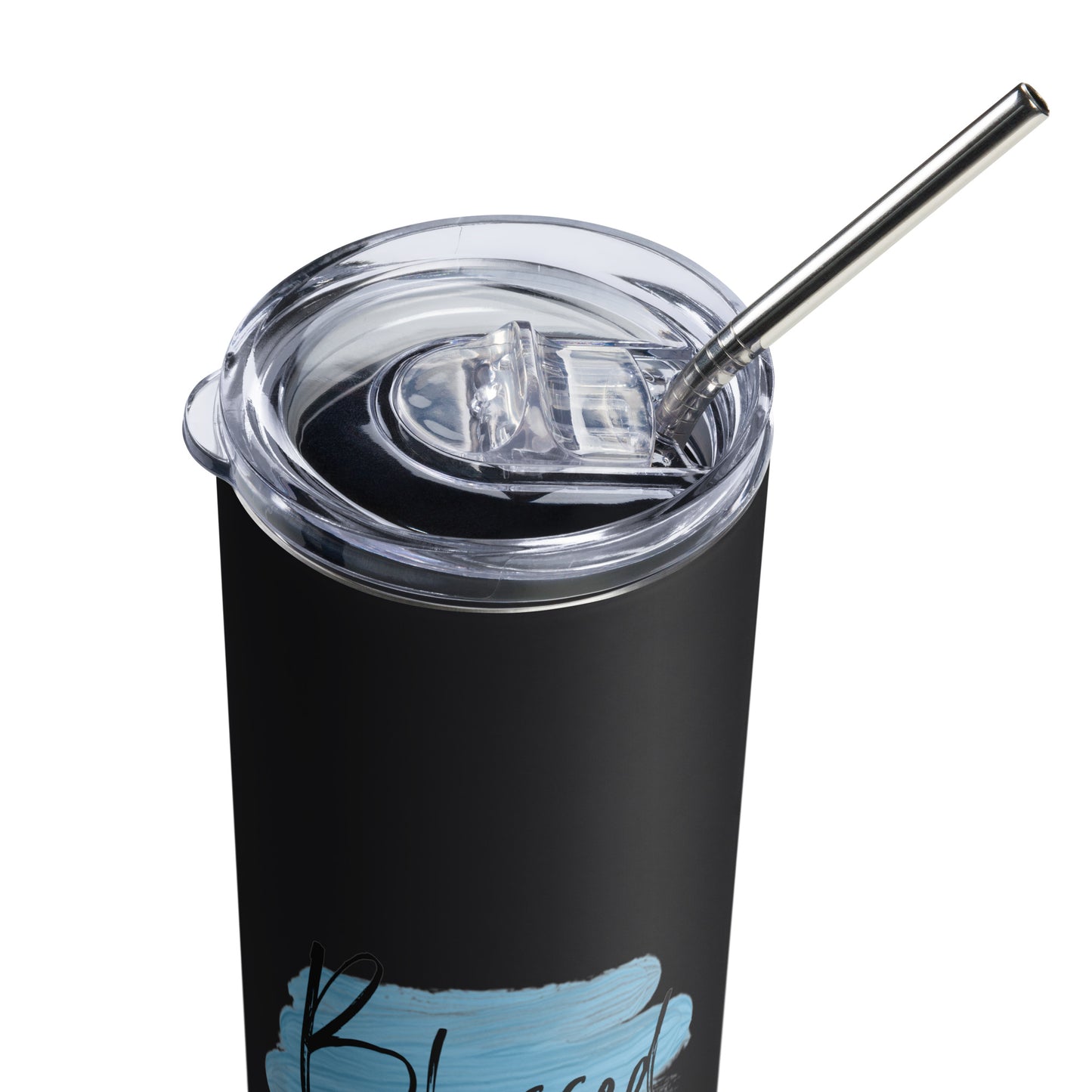 Blessed and Highly Favored Stainless steel tumbler