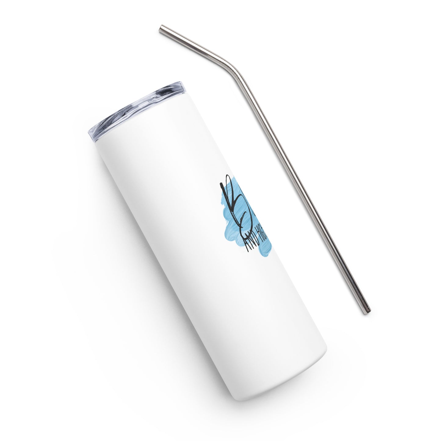Blessed and Highly Favored Stainless steel tumbler
