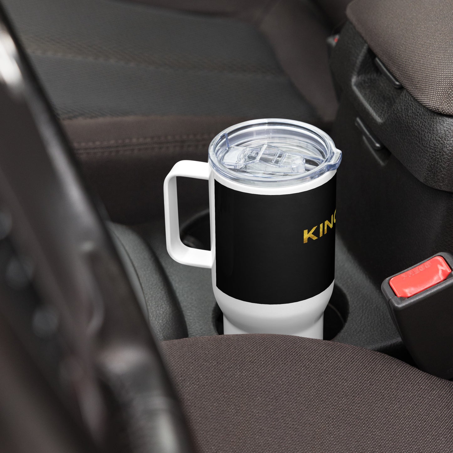 Kingdom Go-Getters Travel mug with a handle