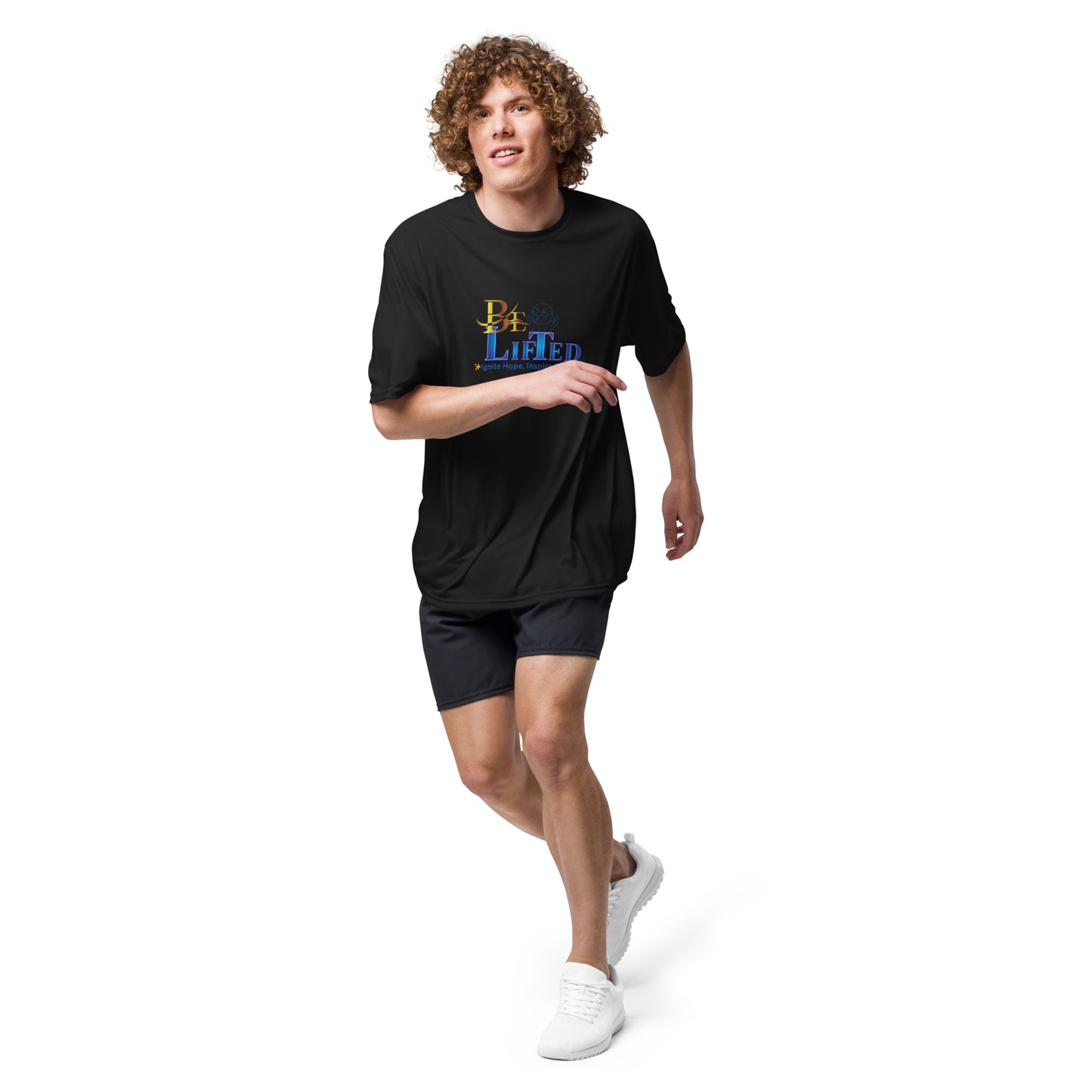 BeLifted Unisex performance crew neck t-shirt