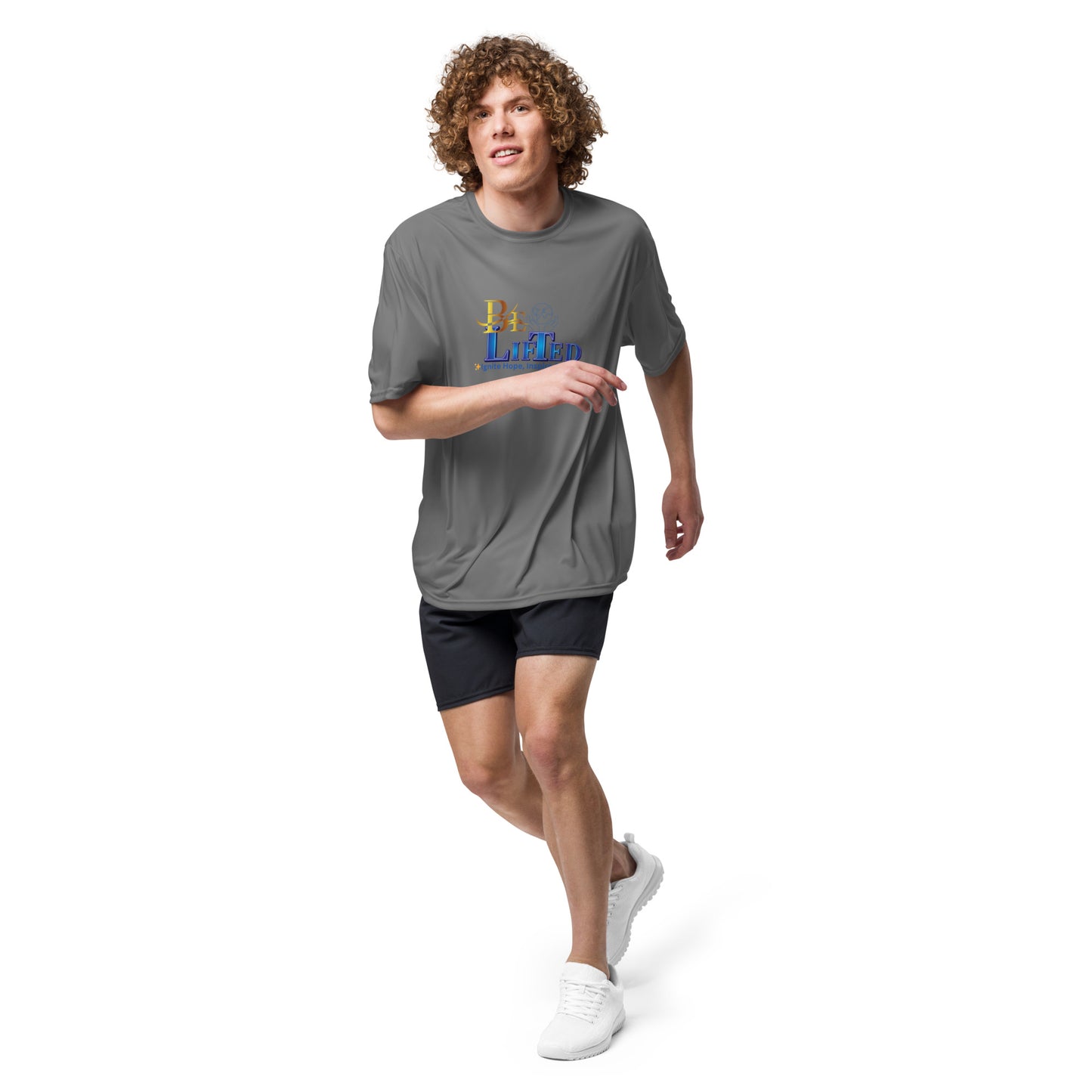BeLifted Unisex performance crew neck t-shirt