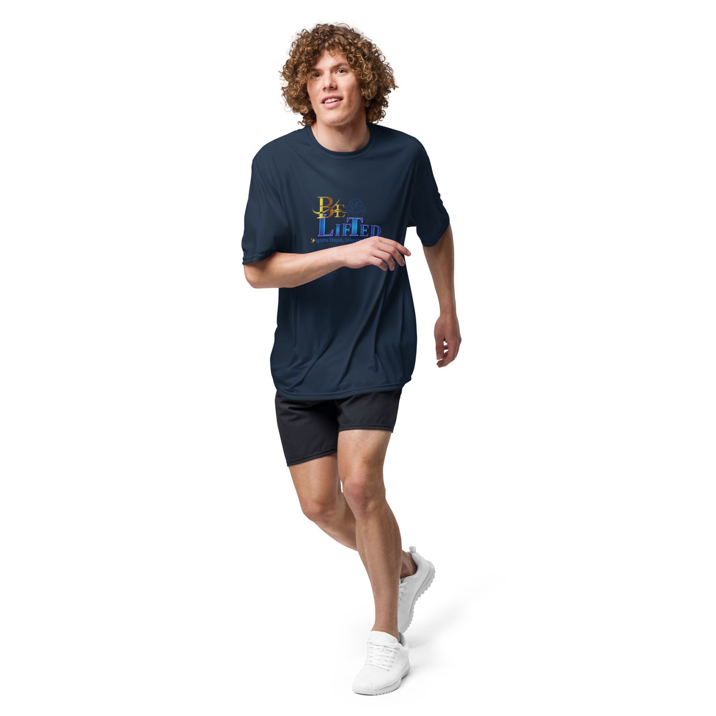 BeLifted Unisex performance crew neck t-shirt
