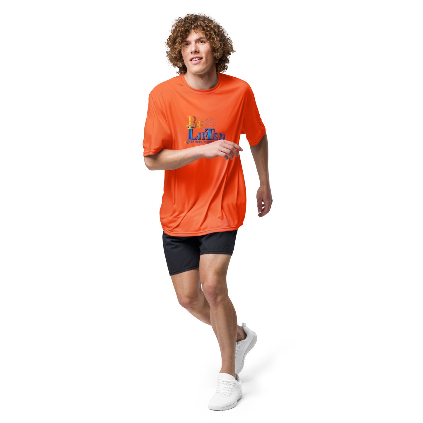 BeLifted Unisex performance crew neck t-shirt