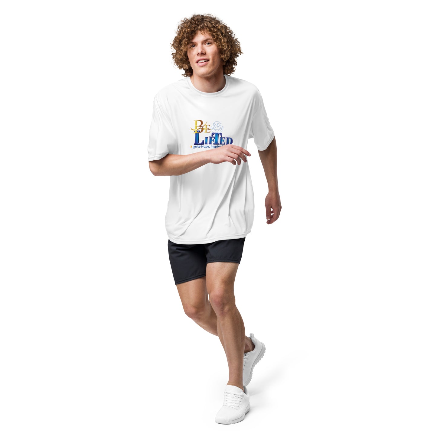 BeLifted Unisex performance crew neck t-shirt