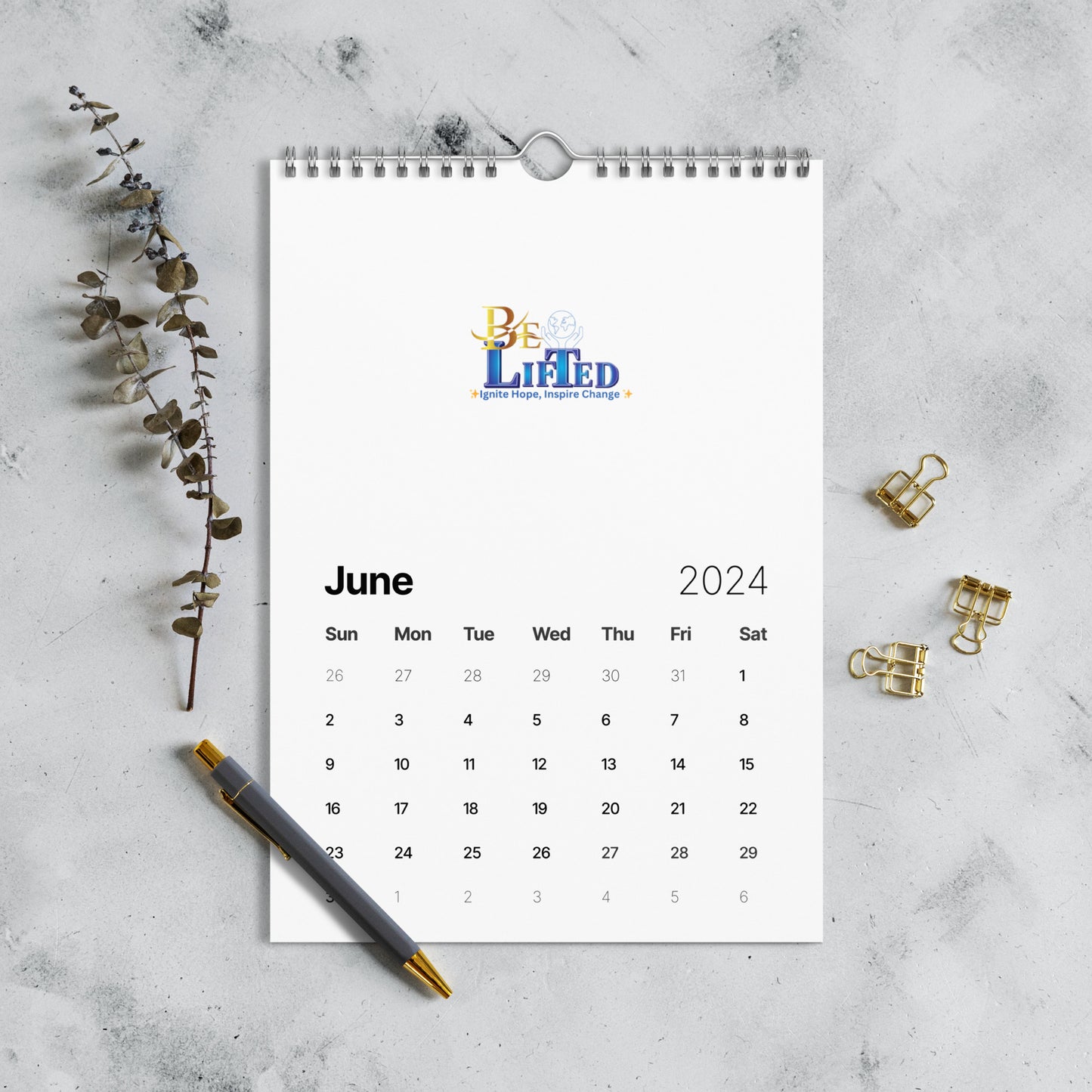 BeLifted Wall calendar (2024)
