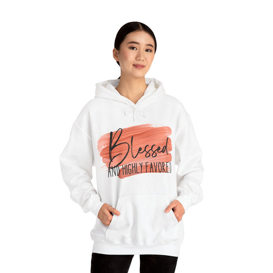 Blessed and Highly Favored Unisex Heavy Blend™ Hooded Sweatshirt