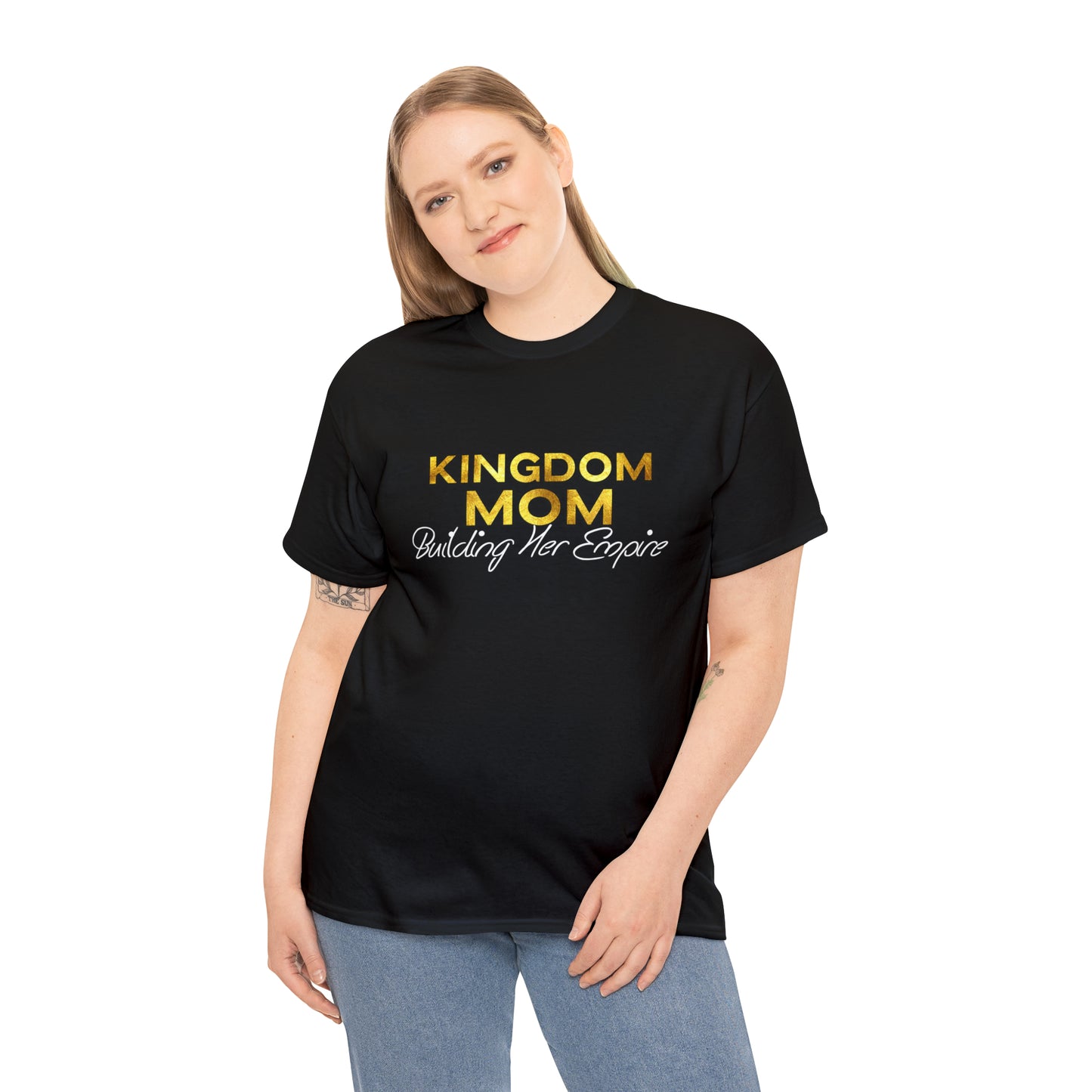 Kingdom Mom Building Her Empire- Unisex Heavy Cotton Tee