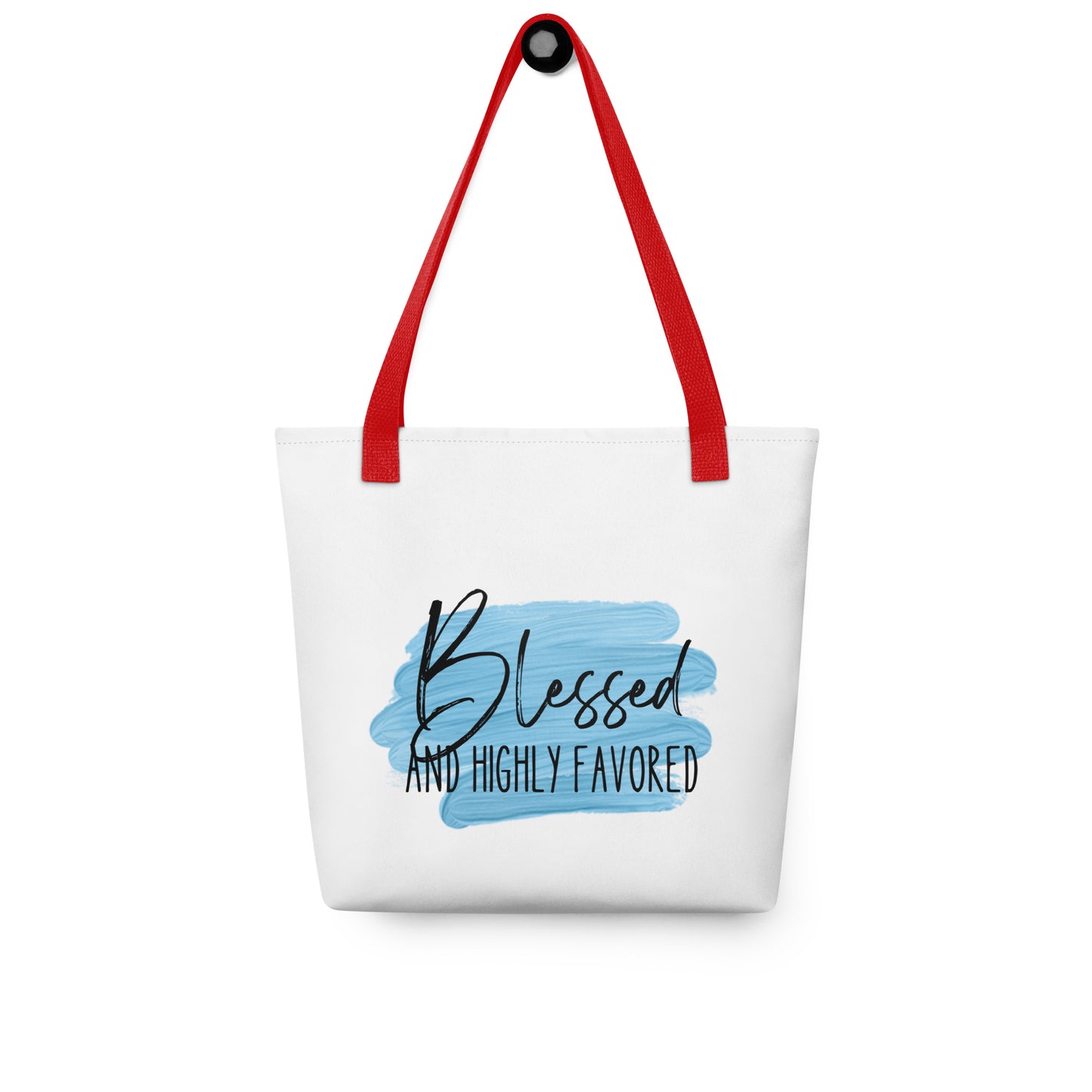 Blessed and Highly Favored Tote bag